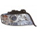 Headlight right with indicator 08/01+ XENON D2S+H7 0317986 Van Wezel