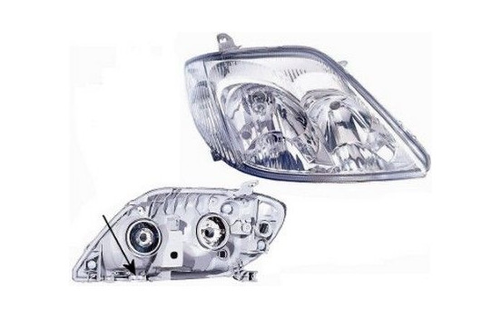 Headlight right with indicator 4-door/STATION HB3/H7 5395964 Van Wezel, Image 3