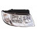 Headlight right with indicator 5/05+ H7+H1 +electric 8246962 Van Wezel