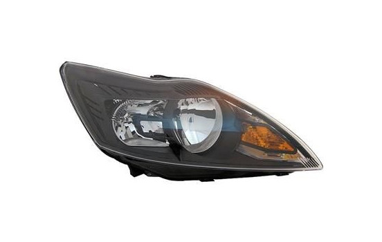Headlight right with indicator BLACK/BLACK H1+H7 +Mot.Elinks 1866966 Van Wezel, Image 2