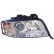 Headlight right with indicator from 08/01+ 2 X H7 0317962 Van Wezel, Thumbnail 2