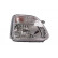 Headlight right with indicator from 09/'02+ H4 3701966 Van Wezel