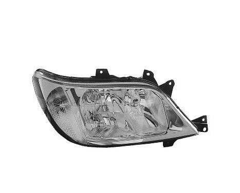 Headlight right with indicator from 09/'02+ H7+H3 without FOG LIGHT HOLE 3076966 Van Wezel