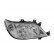 Headlight right with indicator from 09/'02+ H7+H3 without FOG LIGHT HOLE 3076966 Van Wezel