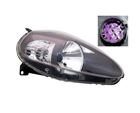 Headlight right with indicator from 11/'08 H4 Smoked 1624968 Van Wezel