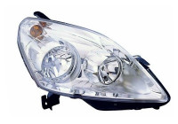 Headlight right with indicator from 2/'08 H7+H1 +Elinks Mot 3796962 Van Wezel