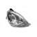 Headlight right with indicator from '01 H4 + H7 3015952 Van Wezel