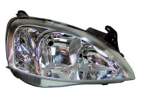 Headlight right with indicator from '05 H7+H1 3779966 Van Wezel