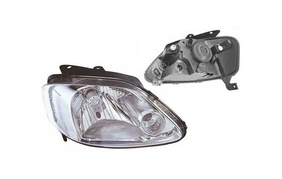 Headlight right with indicator from '07 H4 +electric 5818964 Van Wezel