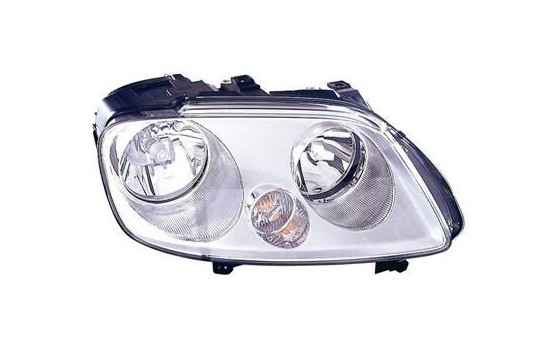 Headlight right with indicator H1+H7 5867962 Van Wezel