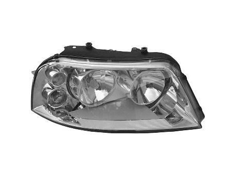 Headlight right with indicator H1 + H7 5879962 Van Wezel
