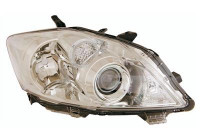 Headlight right with indicator H11+HB3 +Reglinks Elect. 5406962 Van Wezel