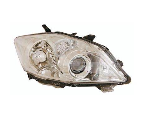 Headlight right with indicator H11+HB3 +Reglinks Elect. 5406962 Van Wezel