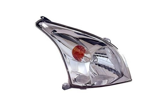Headlight right with indicator H4 +Elect Regl 5382962 Van Wezel, Image 2