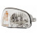 Headlight right with indicator H4 +/-electric 8265962 Van Wezel