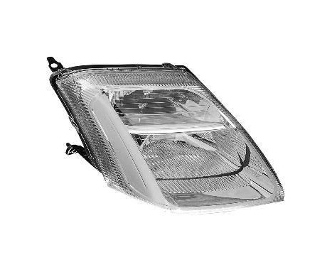 Headlight right with indicator H4 + Motor 0917962 Van Wezel