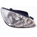 Headlight right with indicator H4 + Motor elect. 8252962 Van Wezel