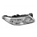 Headlight right with indicator H7 + H1 4348962 Van Wezel