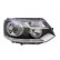 Headlight right with indicator H7+H1 including MOTOR 5790964 Van Wezel, Thumbnail 2