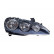 Headlight right with indicator H7+H1 until '10/2006 0148962 Van Wezel
