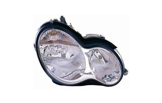 Headlight right with indicator H7+H7 Clear Glass 3033966 Van Wezel