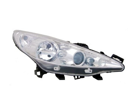 Headlight right with indicator H7+H7+H1 4029964 Van Wezel