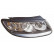 Headlight right with indicator H7+H7 +/without HEIGHT ADJUSTMENT Elect. 8268962 Van Wezel