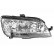 Headlight right with indicator until 11/'05 H1+H7 1623962 Van Wezel