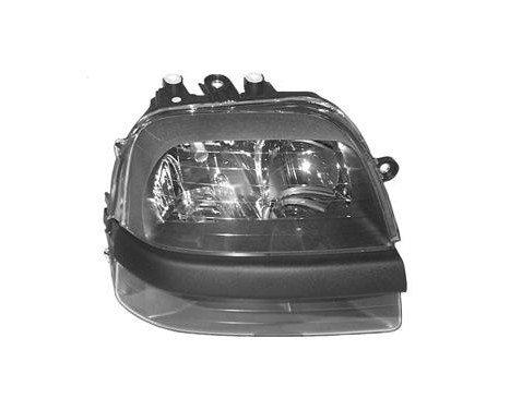 Headlight right with indicator with FOG LIGHT HOLE 2xH1+H7 1636964 Van Wezel, Image 2