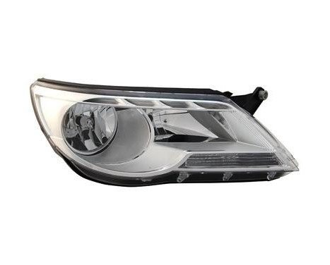 Headlight right with indicator without XENON H7+H7 5745962 Van Wezel