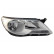 Headlight right with indicator without XENON H7+H7 5745962 Van Wezel