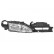 Headlight right without HEIGHT ADJUSTMENT ELECT.2XH1 1825942 Van Wezel
