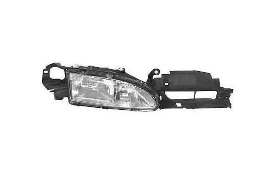 Headlight right without HEIGHT ADJUSTMENT ELECT.2XH1 1825942 Van Wezel