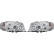 Headlight set 1670480 Diederichs