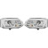Headlight set 2273385 Diederichs