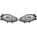 Headlight set 3463285 Diederichs