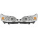 Headlight set 4072380 Diederichs