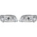 Headlight set 4210380 Diederichs