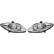 Headlight set 7495385 Diederichs