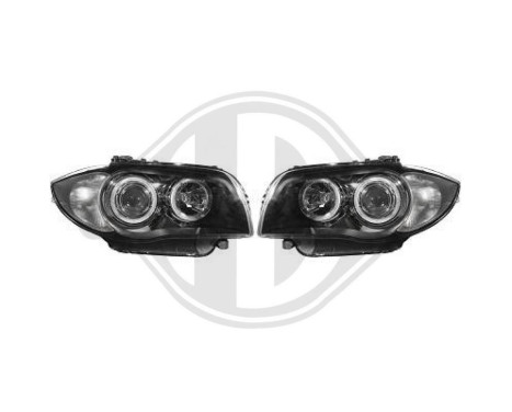Headlight set BMW E87 H7/H7 with ring 1280580 Diederichs, Image 2