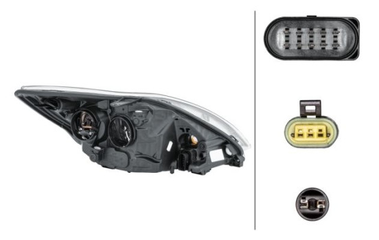Headlight Set SET_1866984N Hella, Image 3