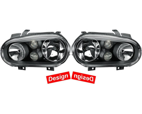 Headlight Set SET_1EL 007 700-151 Hella
