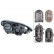 Headlight Set SET_1EL 008 361-611 Hella, Thumbnail 4
