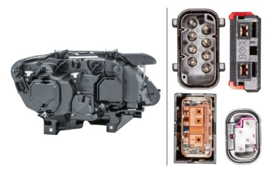 Headlight Set SET_1EL 009 043-411 Hella, Image 4