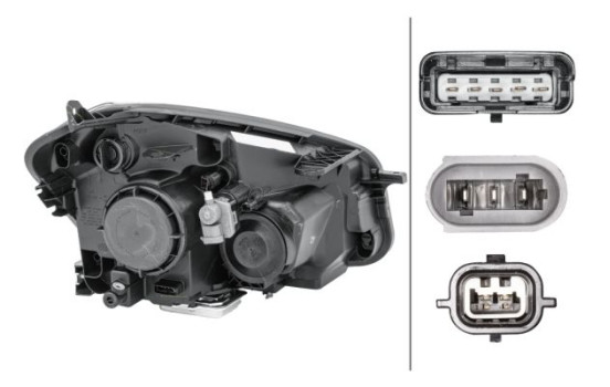 Headlight Set SET_1EL 010 335-251 Hella, Image 4