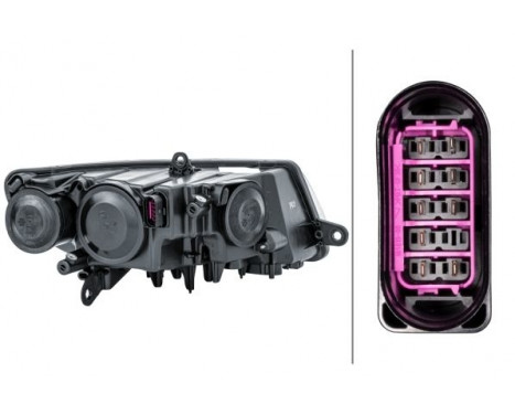 Headlight Set SET_1EL 247 047-251 Hella, Image 4