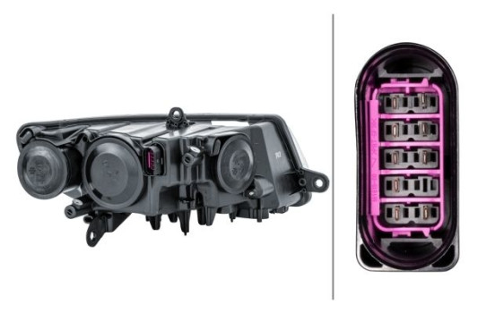 Headlight Set SET_1EL 247 047-251 Hella, Image 4
