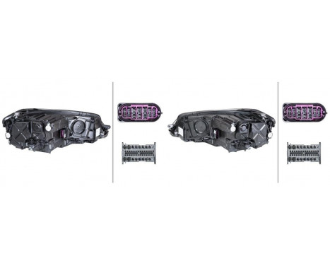 Headlight Set SET_1EX 013 924-691 Hella