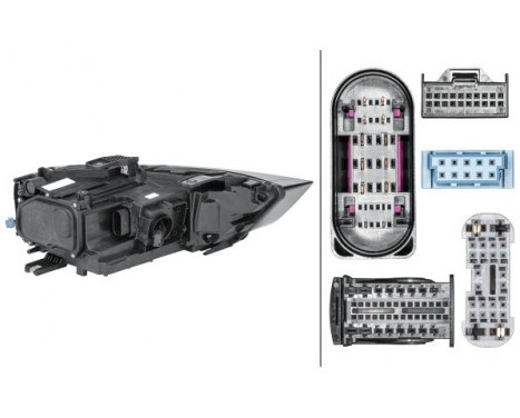 Headlight Set SET_1EX 354 840-071 Hella, Image 3