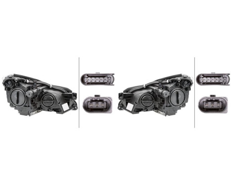 Headlight set SET_1LS 008 821-331 Hella
